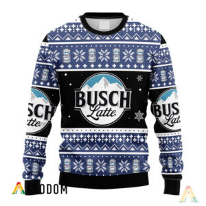 Snowflakes Busch Latte Christmas Best Holiday Christmas Ugly Sweater Gifts For Family