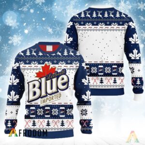 Snowflakes Labatt Blue Christmas Best Holiday Christmas Ugly Sweater Gifts For Family