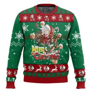 Son Goku Dragon Ball Z Best Holiday Christmas Ugly Sweater Gifts For Family