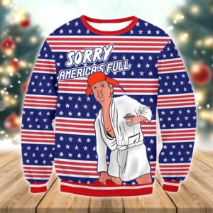 Sorry Merica’s Full Trump Parody Of Shitter’s Full Best Holiday Christmas Ugly Sweater Gifts For Family