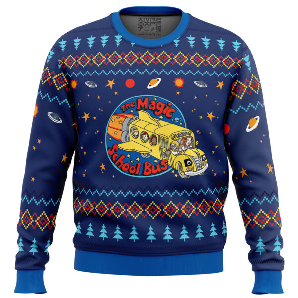 Space Adventures The Magic School Bus Gifts For Family Holiday Christmas Ugly Sweater