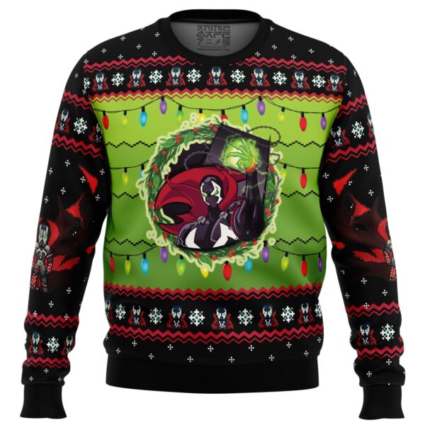 Spawn Gifts For Family Holiday Christmas Ugly Sweater