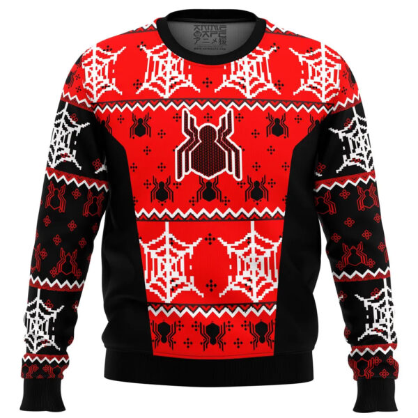 Spiderman Uniform Gifts For Family Holiday Christmas Ugly Sweater