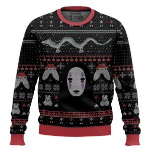 Spirited Away Studio Ghibli Best Holiday Christmas Ugly Sweater Gifts For Family – HookTab.com