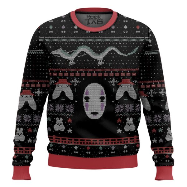 Spirited Away Studio Ghibli Best Holiday Christmas Ugly Sweater Gifts For Family – HookTab.com