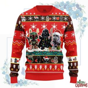 Star Wars Cute Gifts For Family Holiday Christmas Ugly Sweater