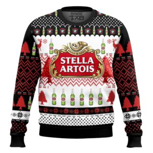 Stella Artois Best Holiday Christmas Ugly Sweater Gifts For Family