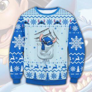 Stitch Cute Gifts For Family Holiday Christmas Ugly Sweater