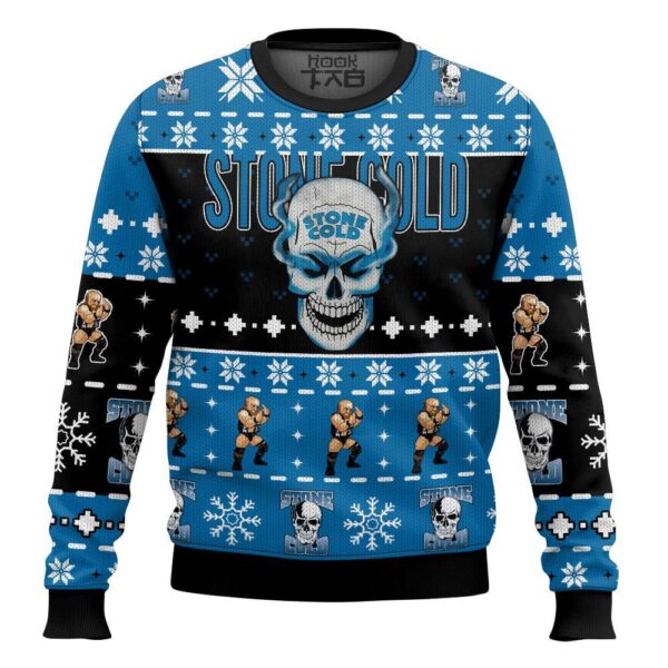 Stone Cold Steve Austin WWE Best Holiday Christmas Ugly Sweater Gifts For Family