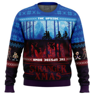 Stranger Xmas Stranger Things Gifts For Family Holiday Christmas Ugly Sweater