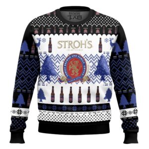 Stroh’s Best Holiday Christmas Ugly Sweater Gifts For Family