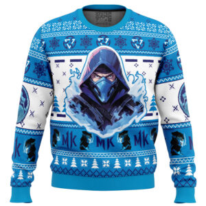 Sub Zero Mortal Kombat Gifts For Family Holiday Christmas Ugly Sweater