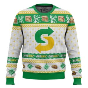 Subway Best Holiday Christmas Ugly Sweater Gifts For Family