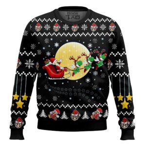 Super Mario Best Holiday Christmas Ugly Sweater Gifts For Family