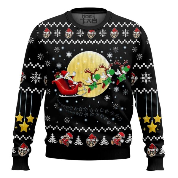 Super Mario Best Holiday Christmas Ugly Sweater Gifts For Family