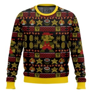 Super Mario Christmas Best Holiday Christmas Ugly Sweater Gifts For Family