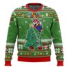 Super Mario Custom Gifts For Family Holiday Christmas Ugly Sweater