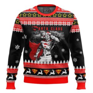 Superman Best Holiday Christmas Ugly Sweater Gifts For Family