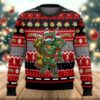 TMNT Turtles Ugly Christmas Style Custom Best Holiday Christmas Ugly Sweater Gifts For Family