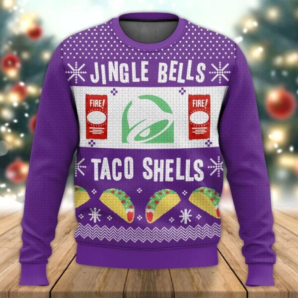 Taco Bell Christmas Gifts For Family Holiday Christmas Ugly Sweater