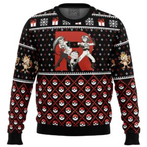 Team Rocket Gifts For Family Holiday Christmas Ugly Sweater