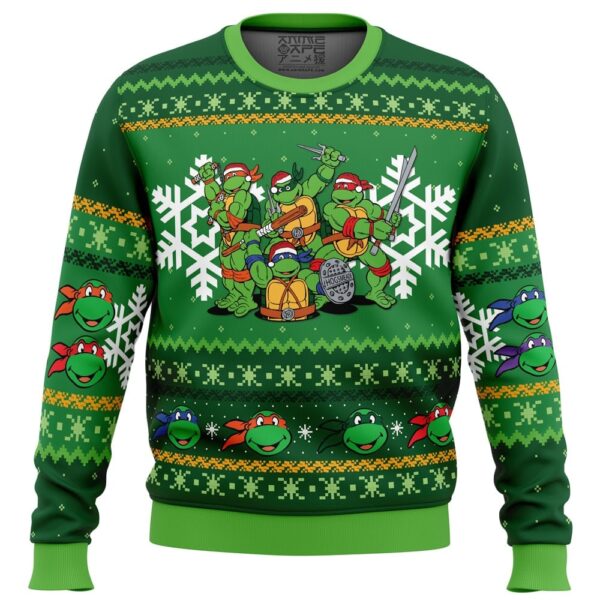 Teenage Mutant Ninja Turtles Christmas Gifts For Family Holiday Christmas Ugly Sweater