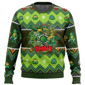 Teenage Mutant Ninja Turtles Gifts For Family Holiday Christmas Ugly Sweater