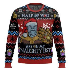 Thanos Best Holiday Christmas Ugly Sweater Gifts For Family