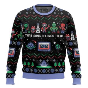 That song belongs to me Guardians of the Galaxy Christmas Best Holiday Christmas Ugly Sweater Gifts For Family