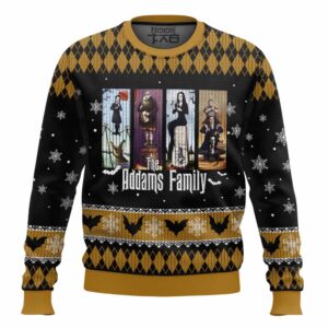 The Addams Family Best Holiday Christmas Ugly Sweater Gifts For Family