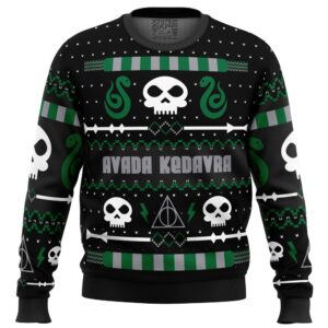 The Dark Sweater Harry Potter Gifts For Family Holiday Christmas Ugly Sweater