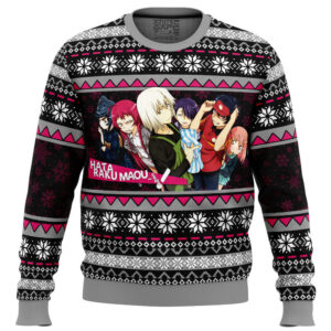 The Devils Crew The Devil is a Part-Timer Gifts For Family Holiday Christmas Ugly Sweater