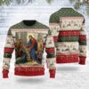 The Dude Abides The Big Lebowski Gifts For Family Holiday Christmas Ugly Sweater