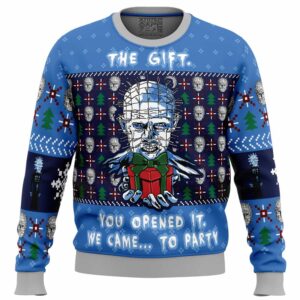 The Gift Hellraiser Gifts For Family Holiday Christmas Ugly Sweater