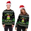 The Grinch Christmas 3D Ugly Thicken Ugly Christmas Sweaters