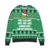 The Grinch Ew People Ugly Christmas Sweaters