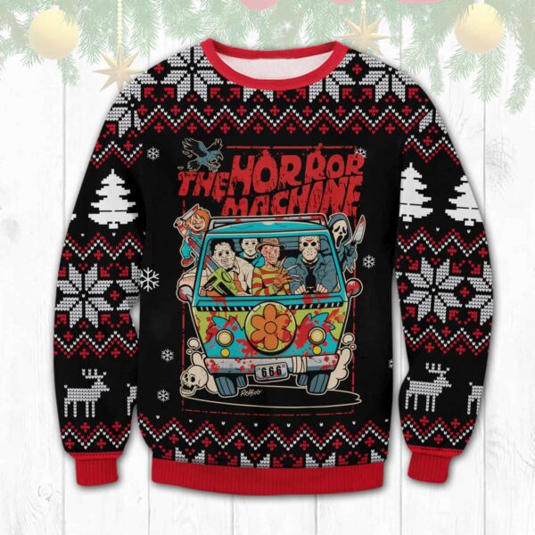 The Horror Machine Best Holiday Christmas Ugly Sweater Gifts For Family