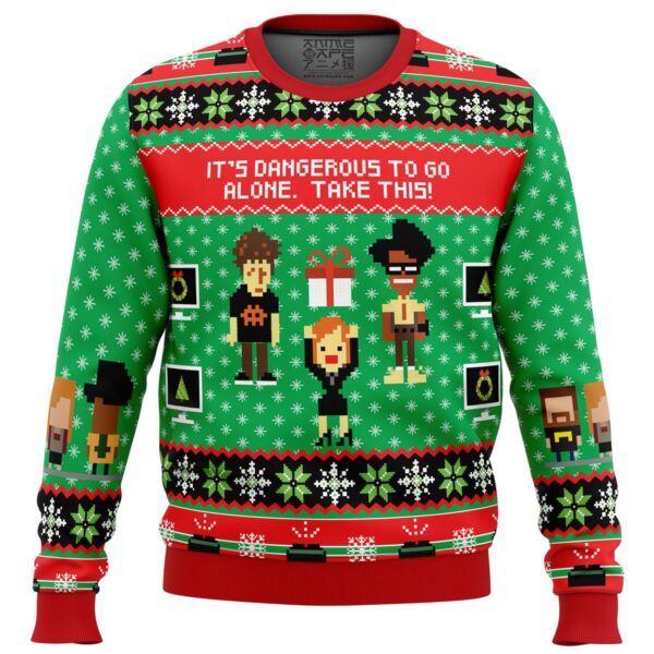 The IT Crowd Gifts For Family Holiday Christmas Ugly Sweater