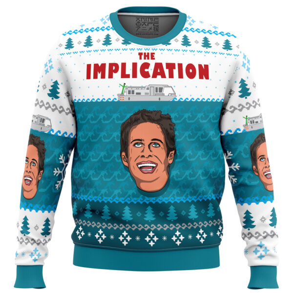 The Implication Always Sunny in Philadelphia Gifts For Family Holiday Christmas Ugly Sweater