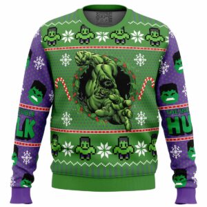 The Incredible Hulk Gifts For Family Holiday Christmas Ugly Sweater