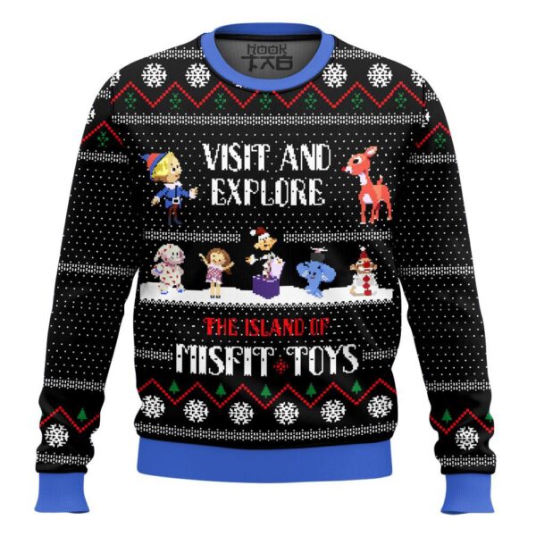 The Island of Misfit Toys Rudolph Best Gifts For Family For Holiday Christmas Ugly Sweater