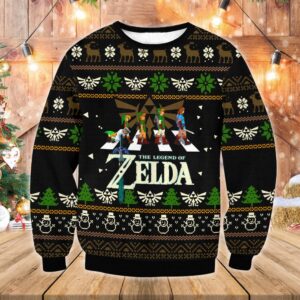 The Legend of Zelda Best Holiday Christmas Ugly Sweater Gifts For Family