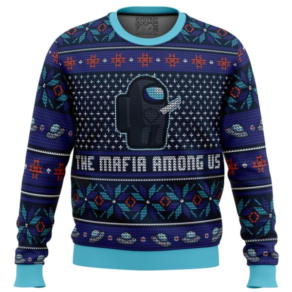 The Mafia Among Us Gifts For Family Holiday Christmas Ugly Sweater