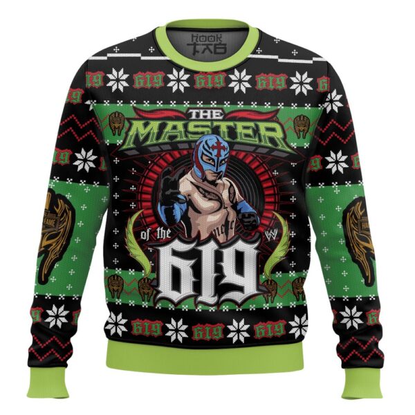 The Master Of The 619 Rey Mysterio Best Holiday Christmas Ugly Sweater Gifts For Family