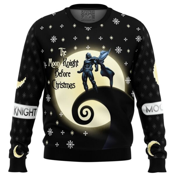 The Moon Knight Before Christmas Gifts For Family Holiday Christmas Ugly Sweater