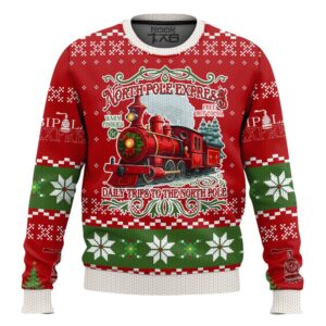 The Polar Express Best Holiday Christmas Ugly Sweater Gifts For Family