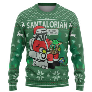 The Santalorian Christmas Custom Best Holiday Christmas Ugly Sweater Gifts For Family