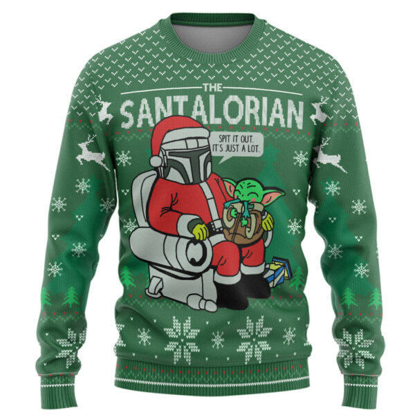 The Santalorian Christmas Custom Best Holiday Christmas Ugly Sweater Gifts For Family