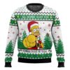 The Simpsons Family Captain Homer Best Holiday Christmas Ugly Sweater Gifts For Family