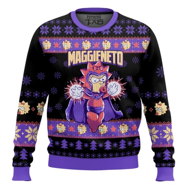 The Simpsons Family Maggieneto Best Holiday Christmas Ugly Sweater Gifts For Family